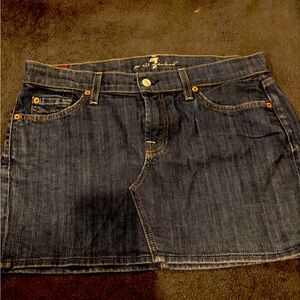 Seven for all mankind denim skirt